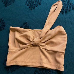 Shein Cross Shoulder Crop Top